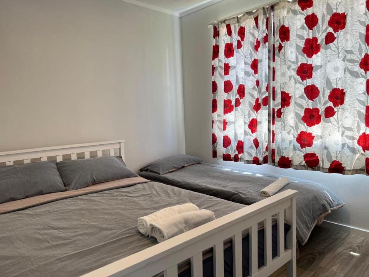 2 Double Beds, 1 Single Bed, 1 Double Sofa Bed In A Small 1 Bedroom And 1 Lounge No Kitchen Only Fridge, Microwave *